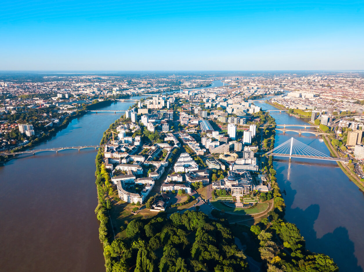 Nantes vue périphérique